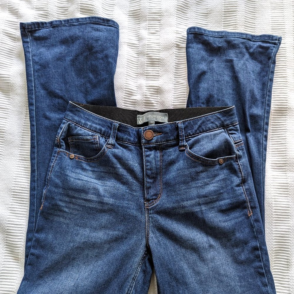 WIT & WISDOM Ab-Solution High Waist Itty Bitty Bootcut Jeans